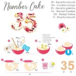 ScrapCooking Number Cake Template 0-9