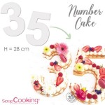 ScrapCooking Number Cake Schablonen 0-9