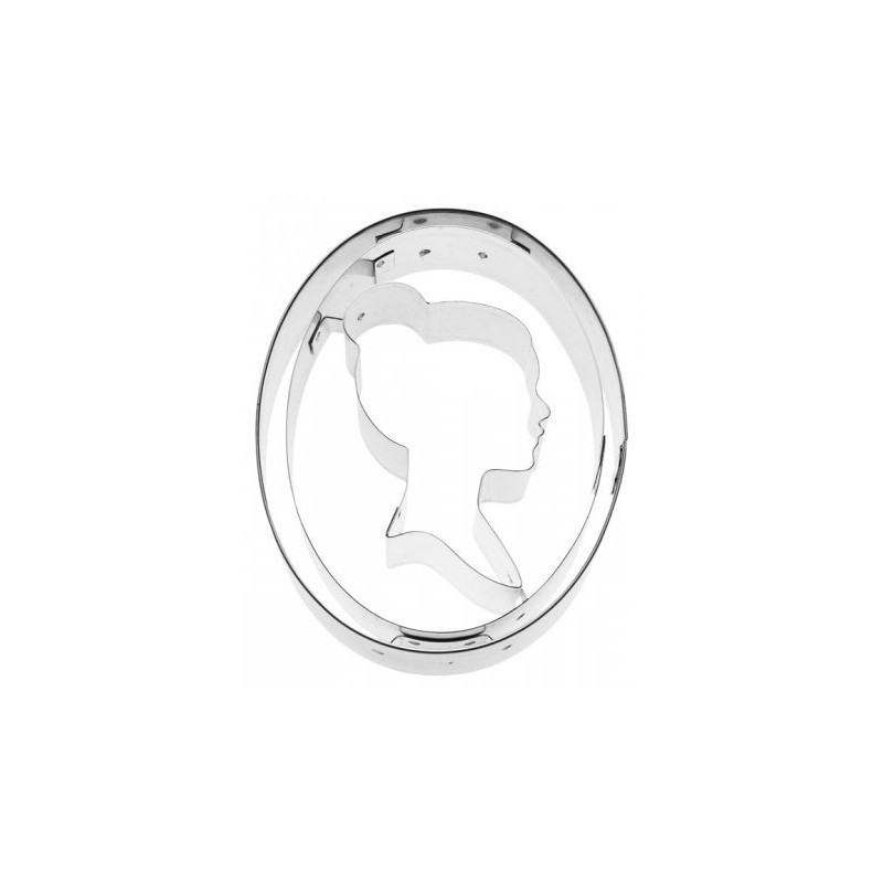 Birkmann Cameo Medaillon Cookie Cutter, 8.7cm