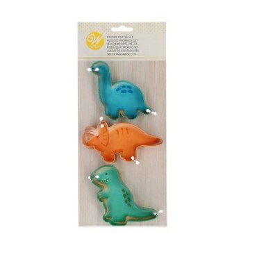 Wilton Dinosaur Cookie Cutter Set, 3 pcs