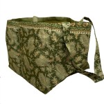 Square Carrier Bag for Cakes - Sari Green by REHASWiSS