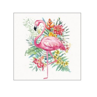 Ambiente Tropical flamingo Paper Napkins, 20 pcs