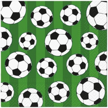 20 Servietten Fussball Party