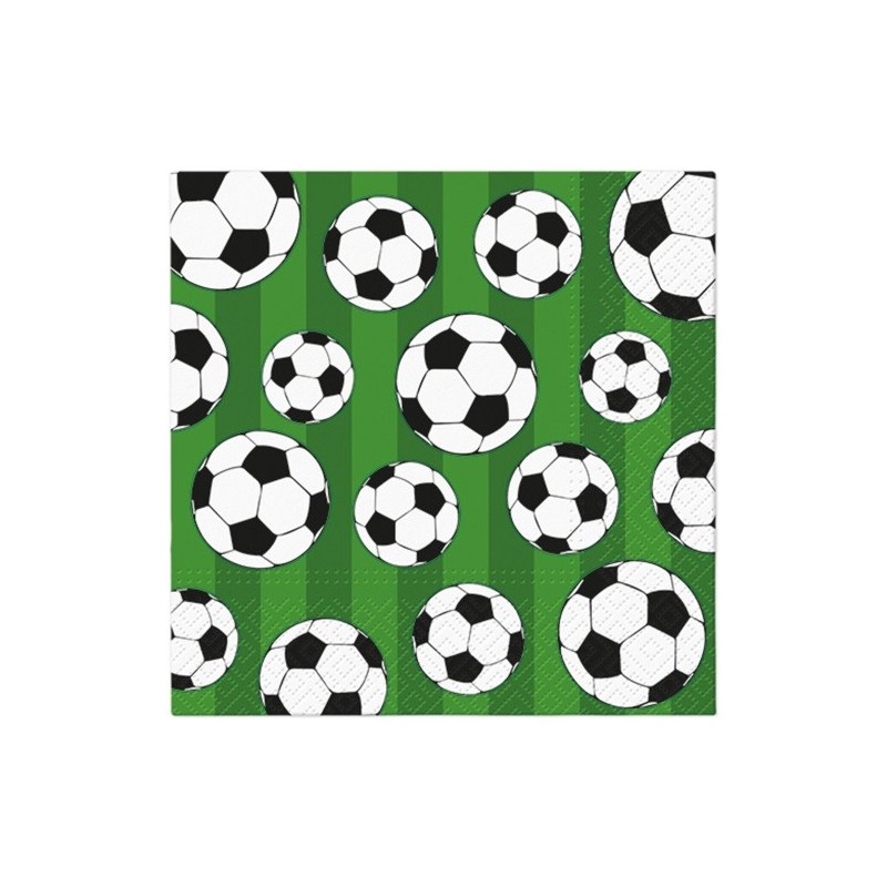 PAW Soccer Lunch Napkis, 20 pcs