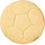 Birkmann Soccer Ball Cookie Cutter with Imprint, 6.5cm