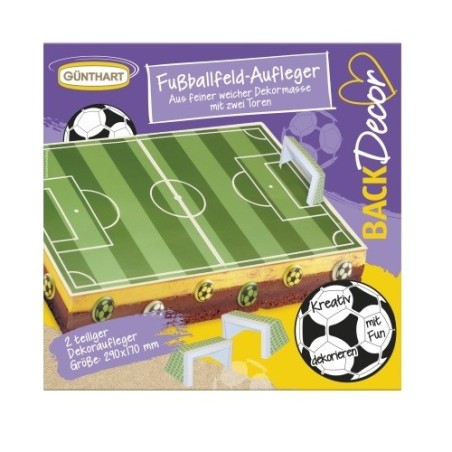 Glutenfree Soccer Cake Disc - Football Cake decoration - Soccer Goal Cake Topper