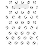 Amscan Soccer Party Favour Bag, 8 pcs