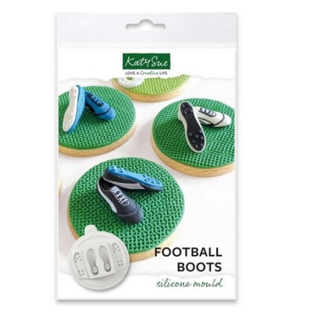 Katy Sue Designs Fussballschuhe Silikonprägeform