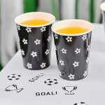 Ginger Ray Football Cups, 8 pcs