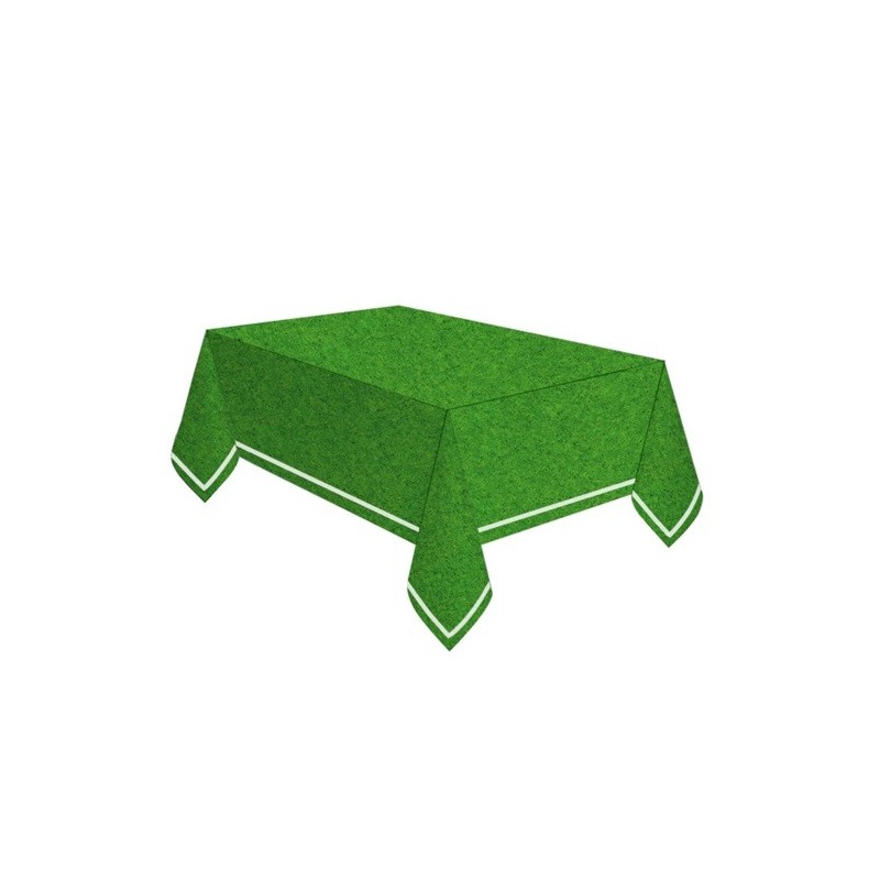 Amscan Football Grass Kick it Table Cover, 180x120cm