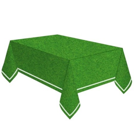 Amscan Football Grass Kick it Table Cover, 180x120cm