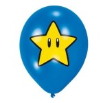 Amscan Super Mario Balloons, 6 pcs