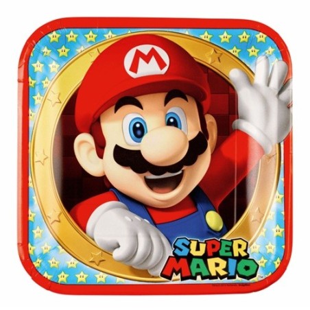 Super Mario Teller - Super Mario Kindergeburtstag Partydekoration