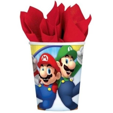 Super Mario Paper Cups - Super Mario Partyware