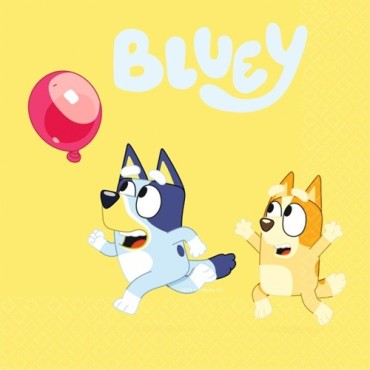 Bluey Papierservietten - Bluey & Bingo Kindergeburtstag!
