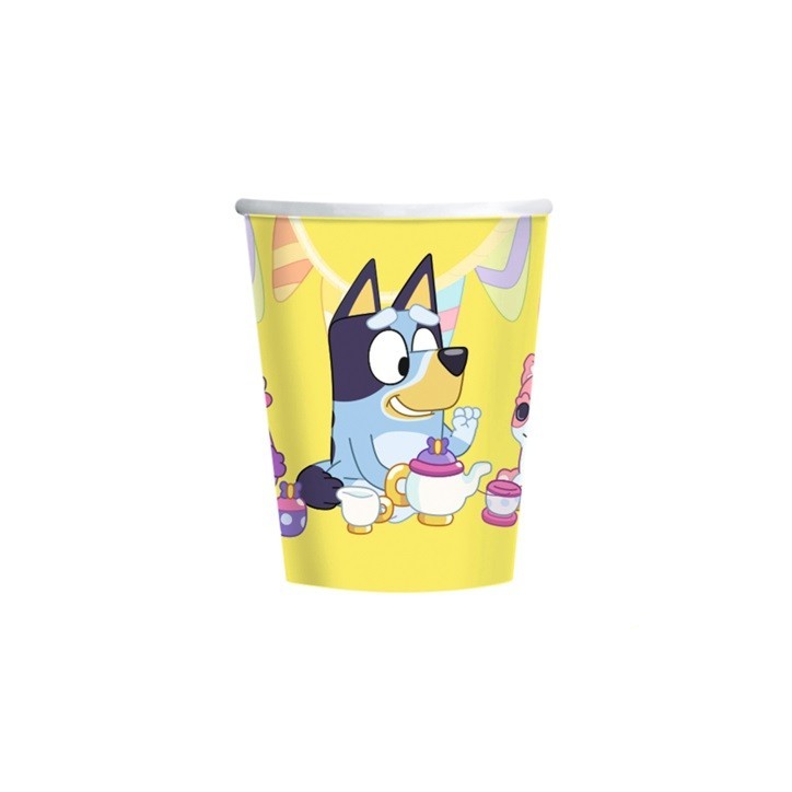 Bluey Pappbecher - Bluey & Bingo Partydeko! Bluey Pappbecher - Bluey & Bingo Partydeko!