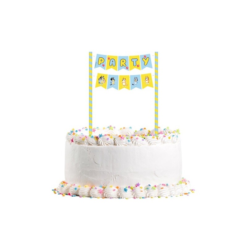 Amscan Bluey Cake Bunting Topper