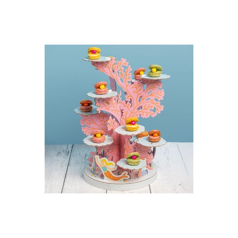 Talking Tables Korallenriff Cupcake Etagere