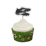 Anniversary House Fussball Cupcake Topper 12 Stück