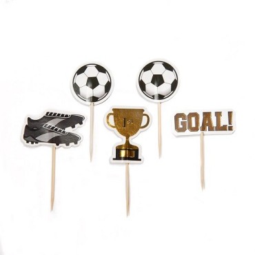 Cake Topper Soccer Set