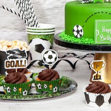 Cake Topper Soccer Set