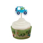 Anniversary House Transport Cupcake Topper, 12 pcs