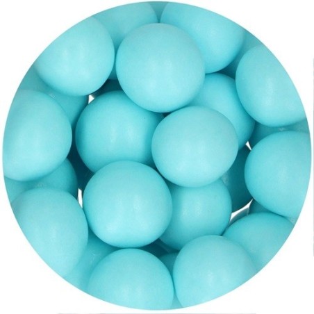 Pearl Blue Chocolate Balls Cake Decor - Baby Blue Choco Pearls - edible Pearls