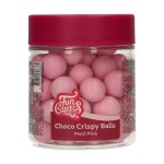 FunCakes 15mm Choco Crispy Pearls - Pearl Pink, 130g