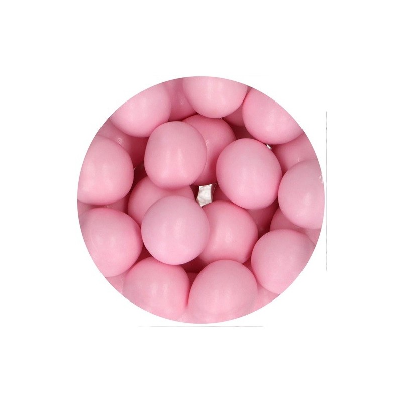 FunCakes 15mm Schokoladen Perlen - Pearl Rosa, 130g