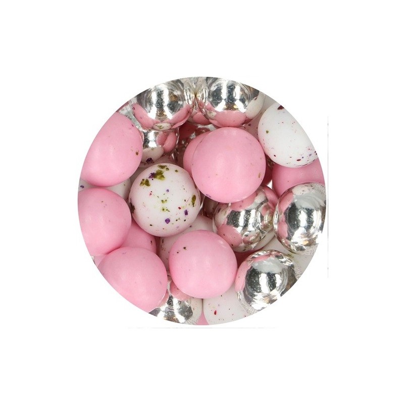 FunCakes 15mm Schokoladen Perlen - Girly Glam, 130g