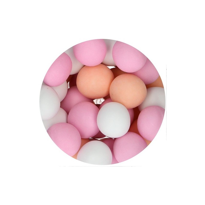 FunCakes 15mm Choco Crispy Pearls - Peachy Pink, 130g
