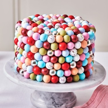 Elegant Chocolate Pearls Sunset Mix - Pastell Tones Pearl Cake Decoration