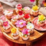 FunCakes Esspapier Blumen Camellia, 5 Stück