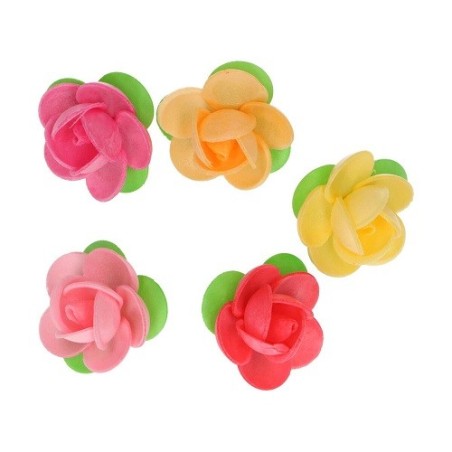 Edible Wafer Flowers Camellia - Flower Cake Decoration