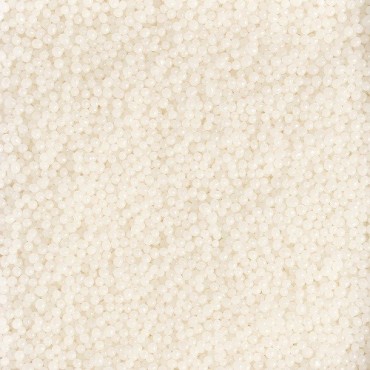 White Sugar Pearls 2mm - Decora Shiny White Nonpareills