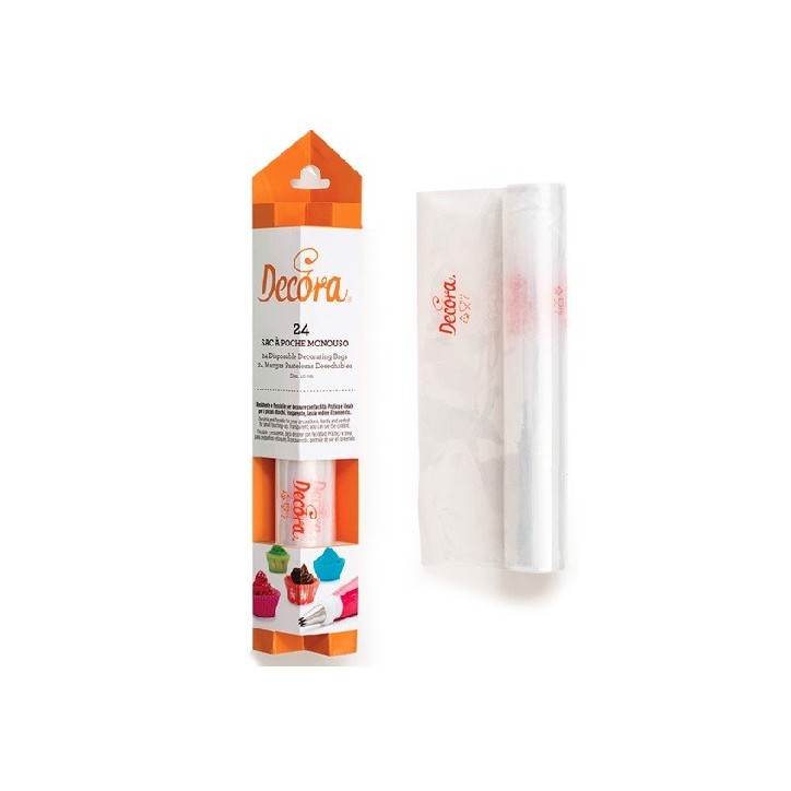 Decora 40cm disposable piping bags, 24 pcs Decora 40cm disposable piping bags, 24 pcs
