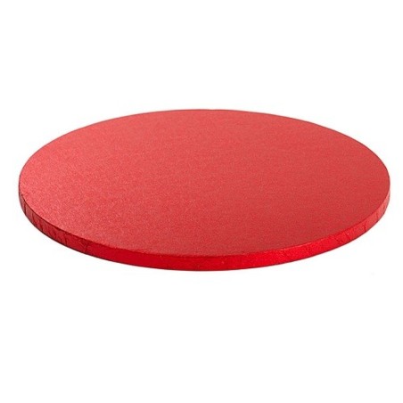 Rote Tortenplatte - Rotes Cakeboard - Cakedesign Einwegtortenplatte