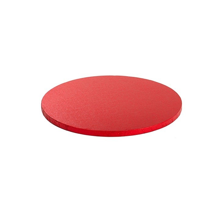 Red cake board 25cm - Metallic Red Cake Plate Red cake board 25cm - Metallic Red Cake Plate