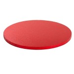 12mm Round Cake Board RED, 25cm