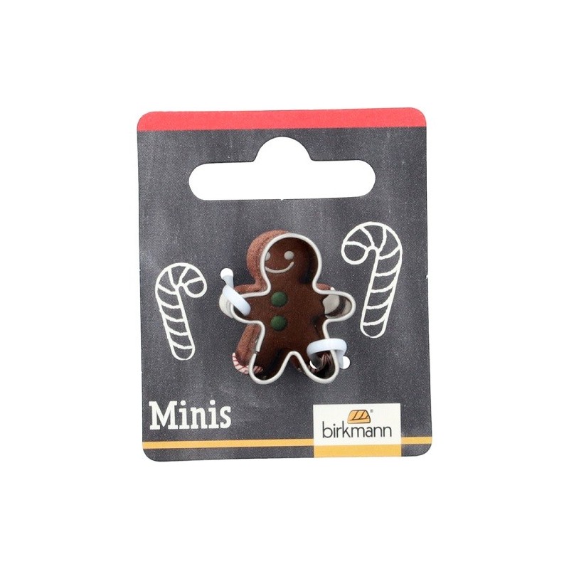 Birkmann Mini Gingerman Cookie Cutter, 25mm