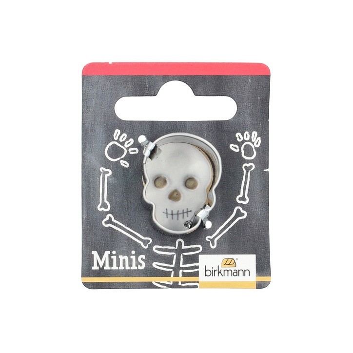 Mini Skull Cookie Cutter - Halloween Cookie Cutter Mini Skull Cookie Cutter - Halloween Cookie Cutter