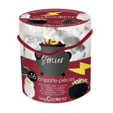 ScrapCooking Zauberei Cookie Ausstecher Set, 16 Stück