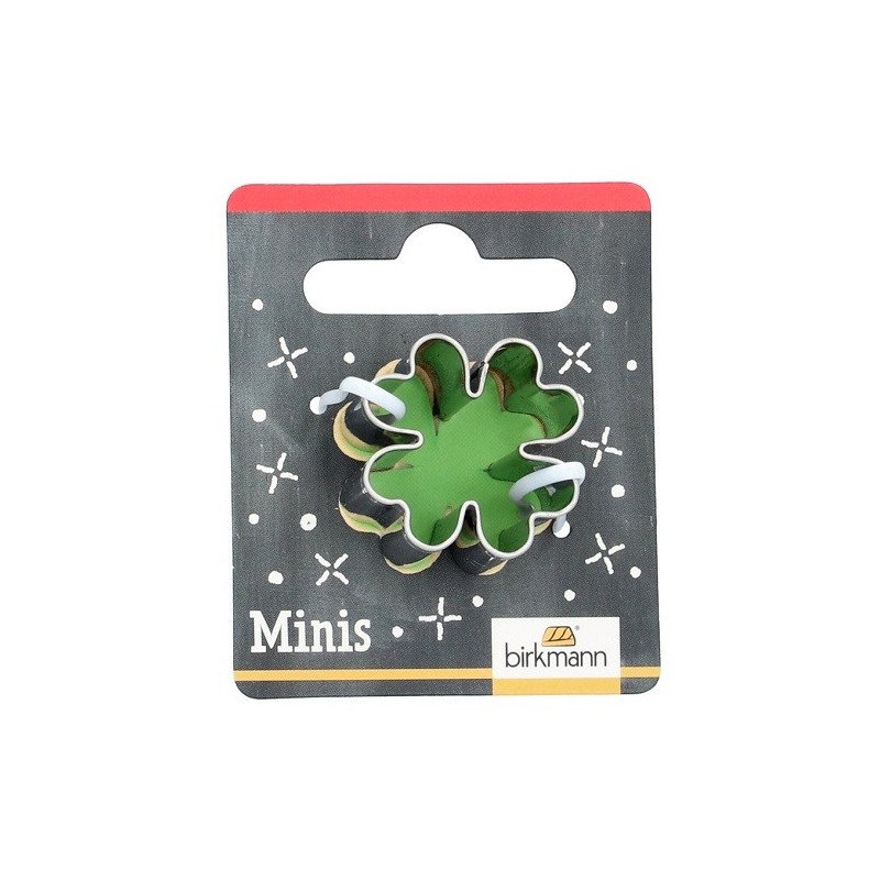 Birkmann Mini Clover Leaf Cookie Cutter, 25mm