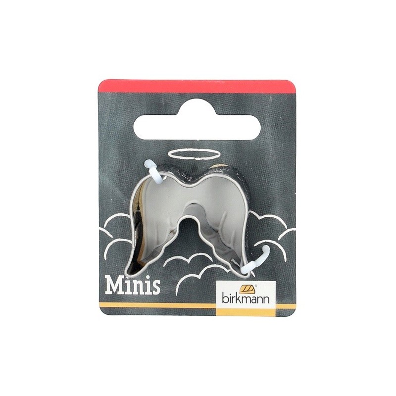 Birkmann Mini Angel Wings Cookie Cutter, 30mm