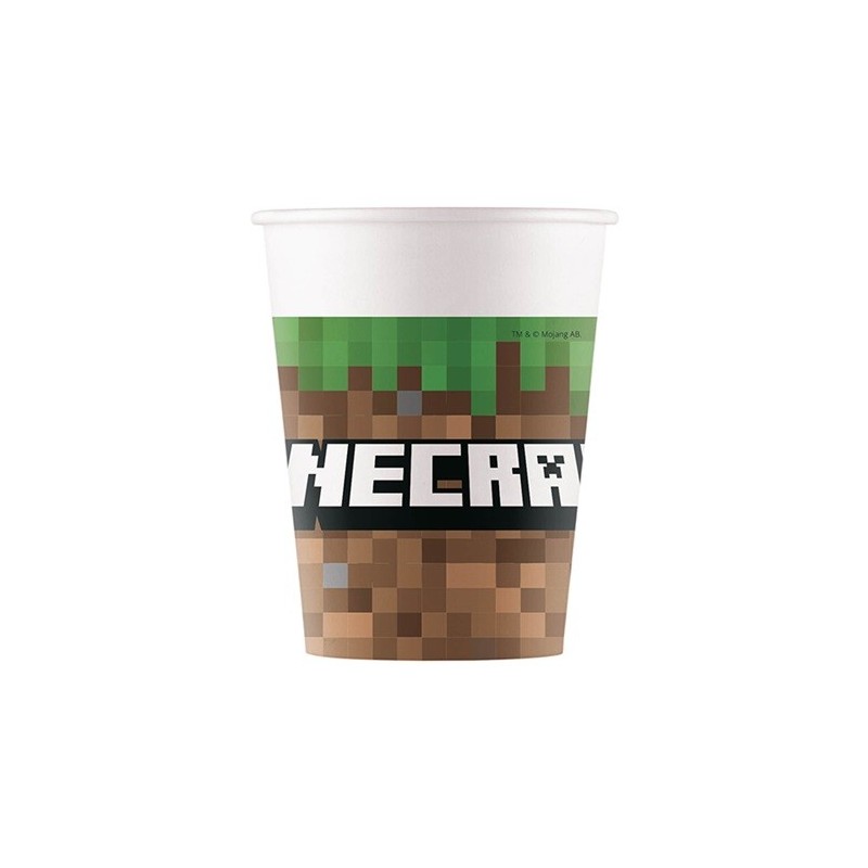 Procos Minecraft Becher, 8 Stück