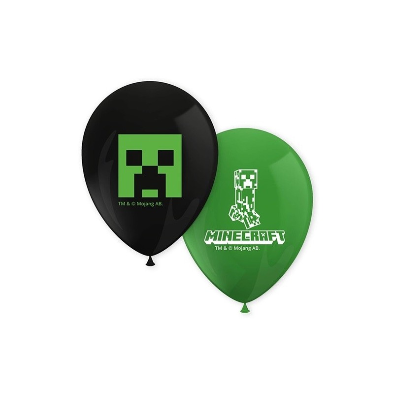 Procos Minecraft Balloons, 8 pcs