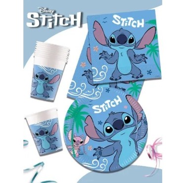 Stitch Teller - Lilo & Stitch Partydeko - Stitch & Angel Pappteller 🌺