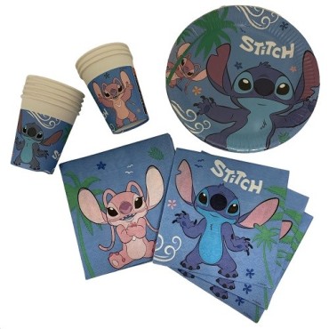 Stitch Plates  - Lilo & Stitch Partyware - Stitch & Angel Plates