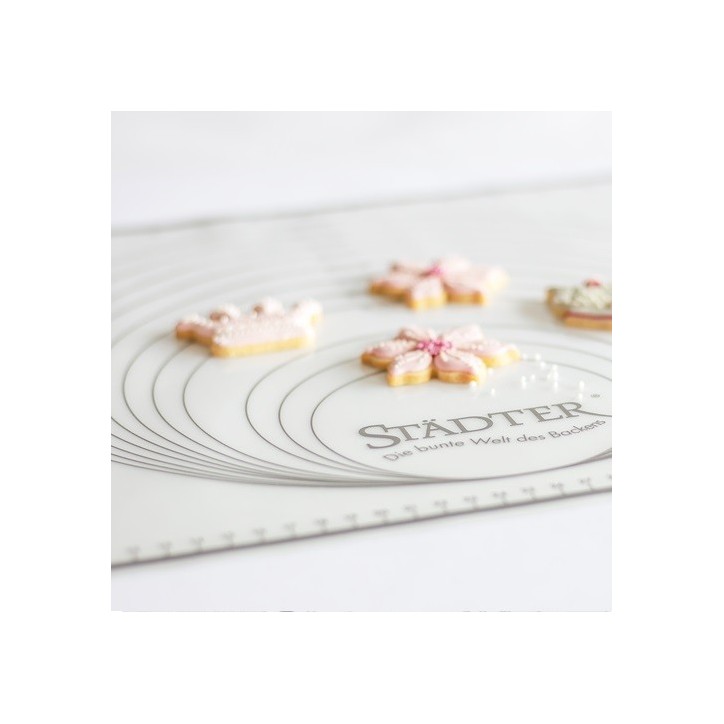 Städter Silikonunterlage Maxi 60x40cm – Perfekt für Backen und Modellieren