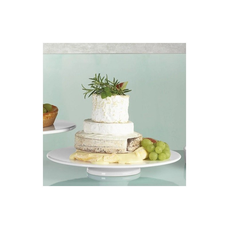 Asa Selection Ceramic Cake Stand WHITE, 30cm x 3.5cm